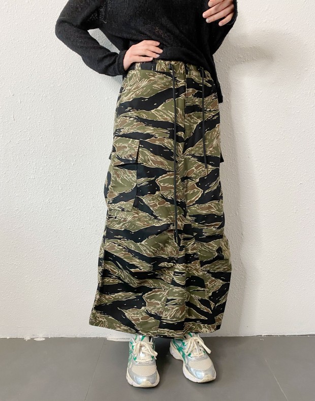 Tiger Camouflage Skirt #250306